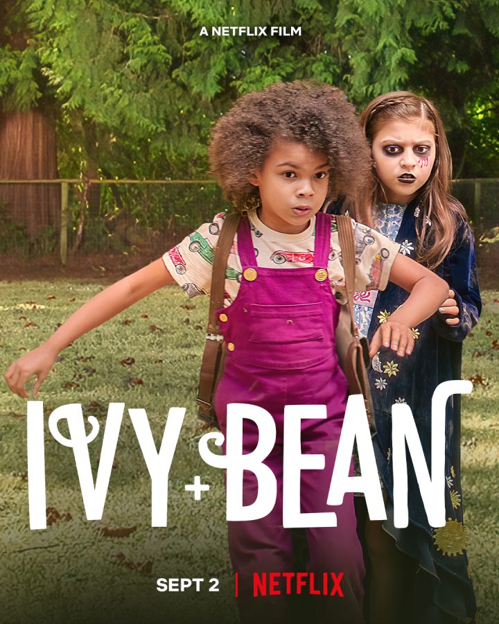 The official movie poster for Ivy + Bean, featuring the two main characters.