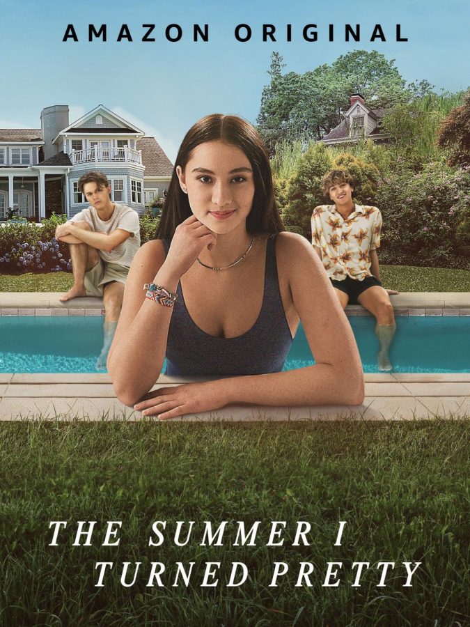 The+Summer+I+Turned+Pretty+Amazon+Prime+poster+showing+the+three+main+characters+