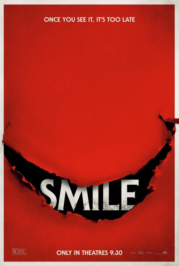 One of the many covers from the horror movie: Smile
