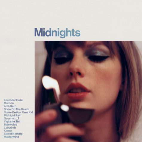 The cover photo to Taylor Swifts Midnights, her tenth studio album.