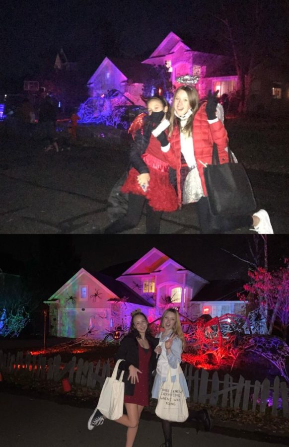 My+friend+Elle+and+I%2C+recreating+a+photo+taken+on+Halloween.