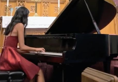 Grace Chen performs in recitals every year at Trinity Church