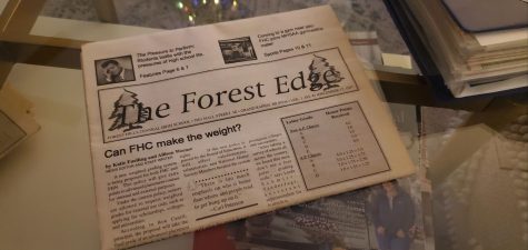The first ever issue of The Forest Edge, distributed on Dec 17, 1997