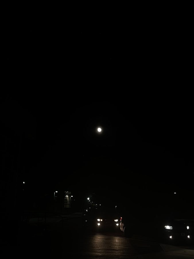 A photo I captured of the moon; even one of the most seemingly perfect beings in this galaxy has its imperfections.