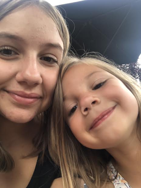 Me+and+my+little+sister+Brielle+smiling+for+a+selfie