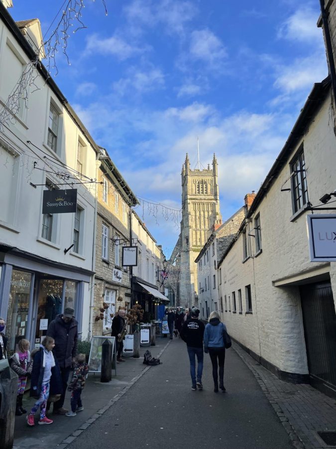 The streets of Cirencester, England