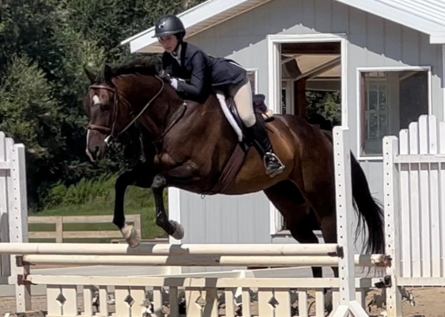 Junior Olivia Rainey found her passion while horseback riding, and she plans to continue the sport throughout the rest of her life. 