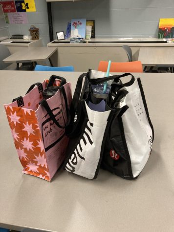 An example of lulu bags in use by students on TCT