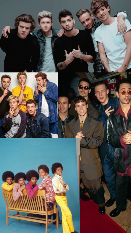 A collage of photos representing a few of the bands referred to in this article.