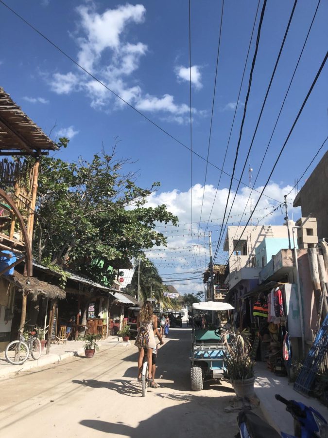 A vibrant street in Isla Holbox, which I have grown to love