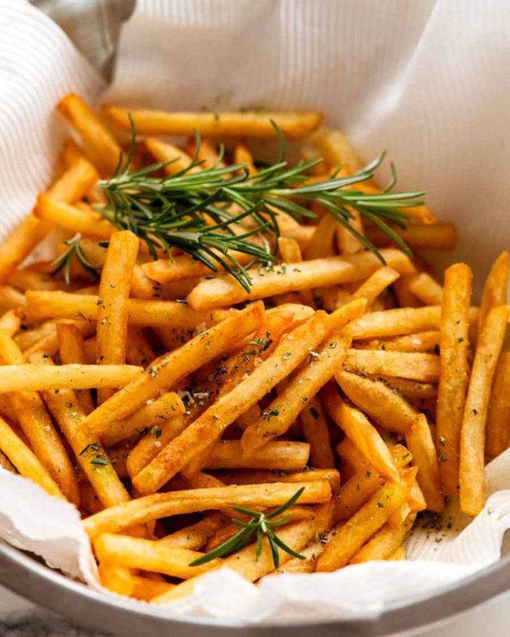 An example of delicious french fries (although I would need to taste them to really know their merit)
