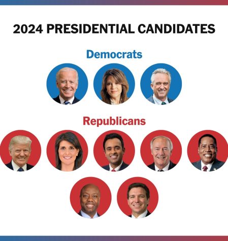 The 10 major candidates who have confirmed that they are running for president in 2024.