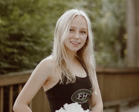 Ellie Stone, along with piloting, is also a part of the FHC dance team. 