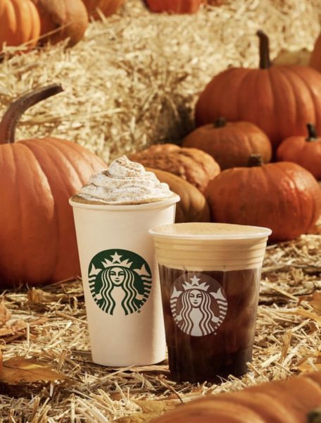 One of the promo pics for the returning pumpkin-flavored drinks.