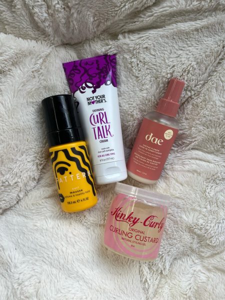 Greta Wilsons wavy hair routine products, plus my recent favorite leave-in conditioner.
