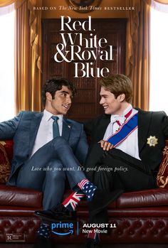 The Red, White, and Royal Blue movie poster.