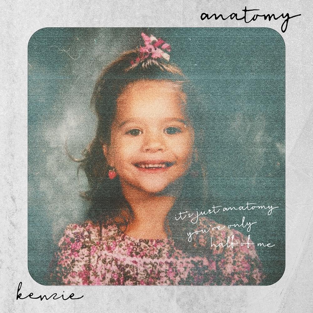 The cover art for Anatomy features a picture of Kenzie as a little girl. 