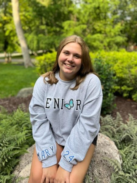 Senior Mary Holtgreive loves let her creativity flow through crafts and food.