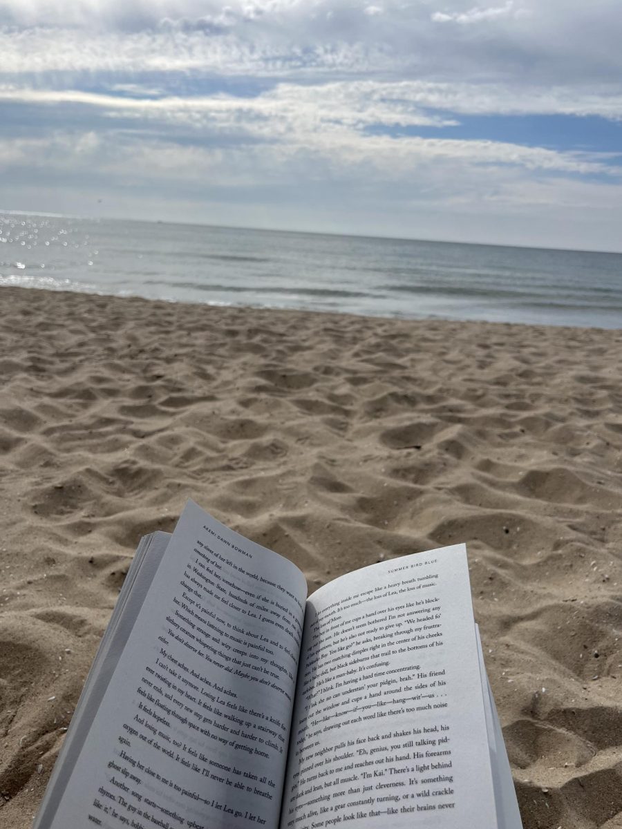 This is another one of those moments where life seemed simpler while reading at the beach.