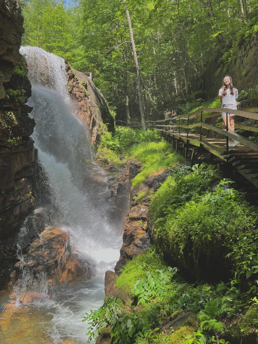 A very happy Maylee this past June at the Flume Gorge in New Hampshire.