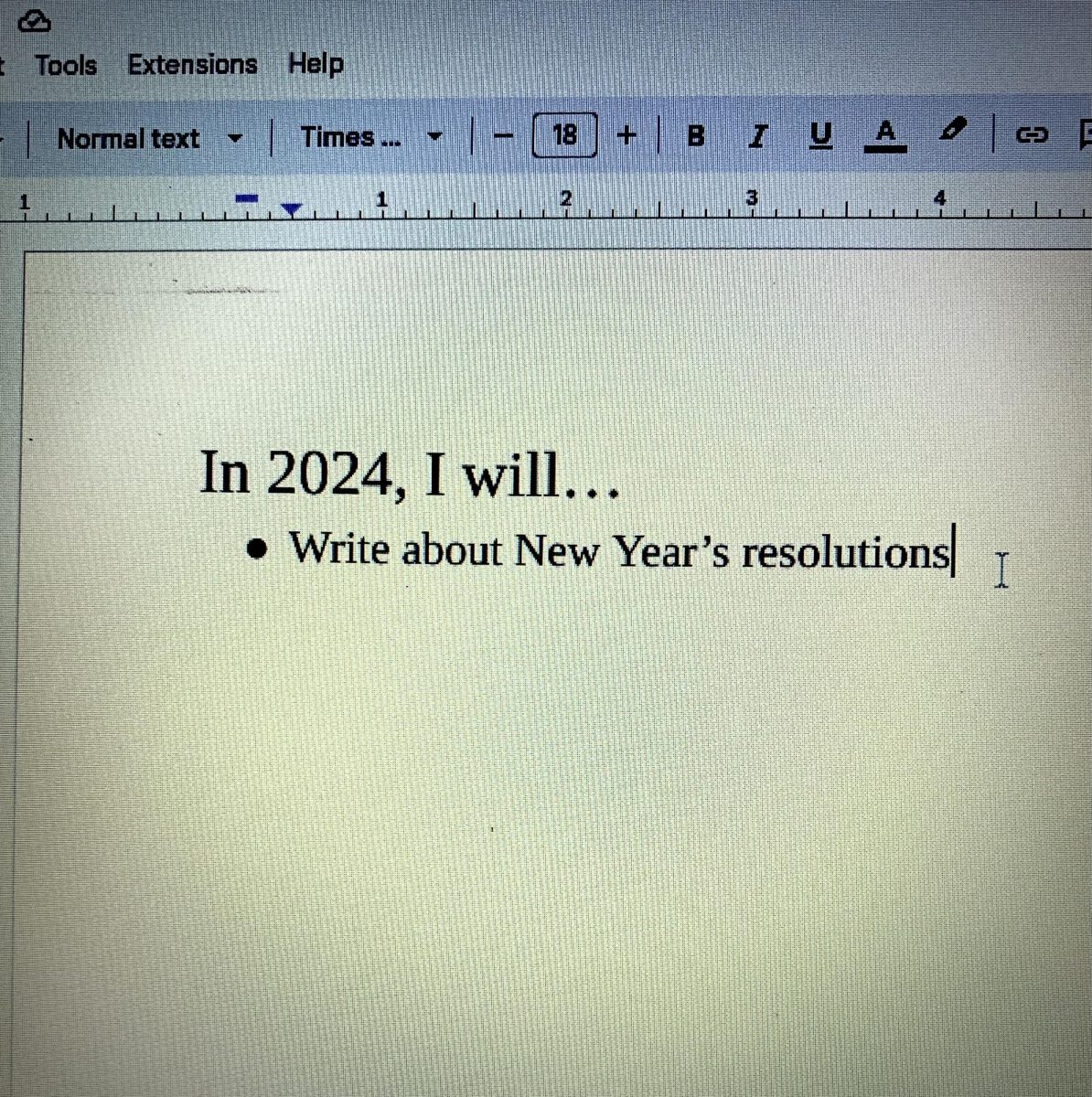 New Years resolutions are often accompanied with the pressure of completing them, only to, ironically, rarely be finished.