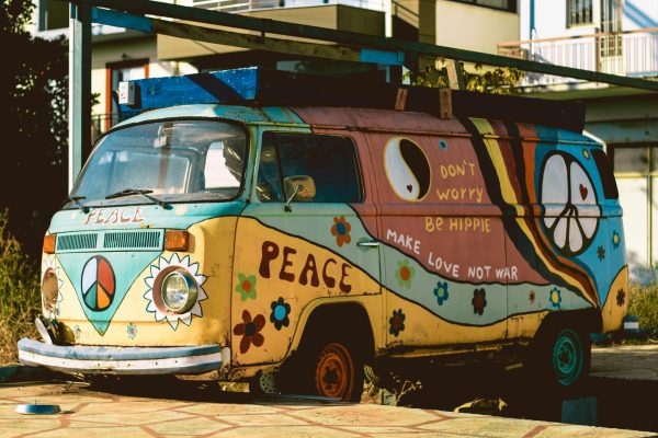 Hippie vans had become a statement and way for the youth to rebel against norms in the 70s.