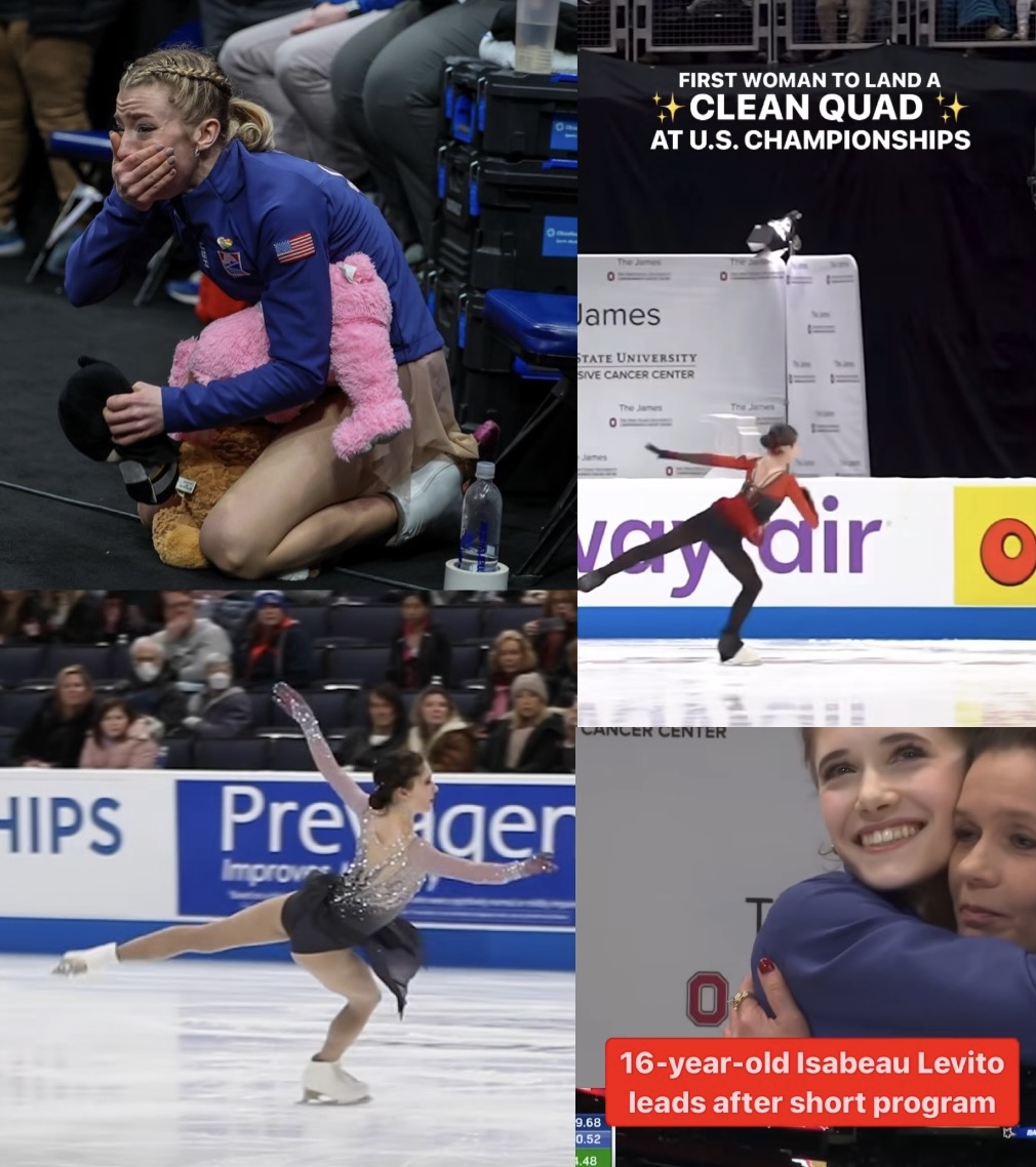 A collage of highlights from this years U.S. Figure Skating Championship.
