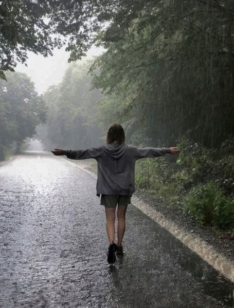 When you realize that the rain is something to dance in, not something to hide from.