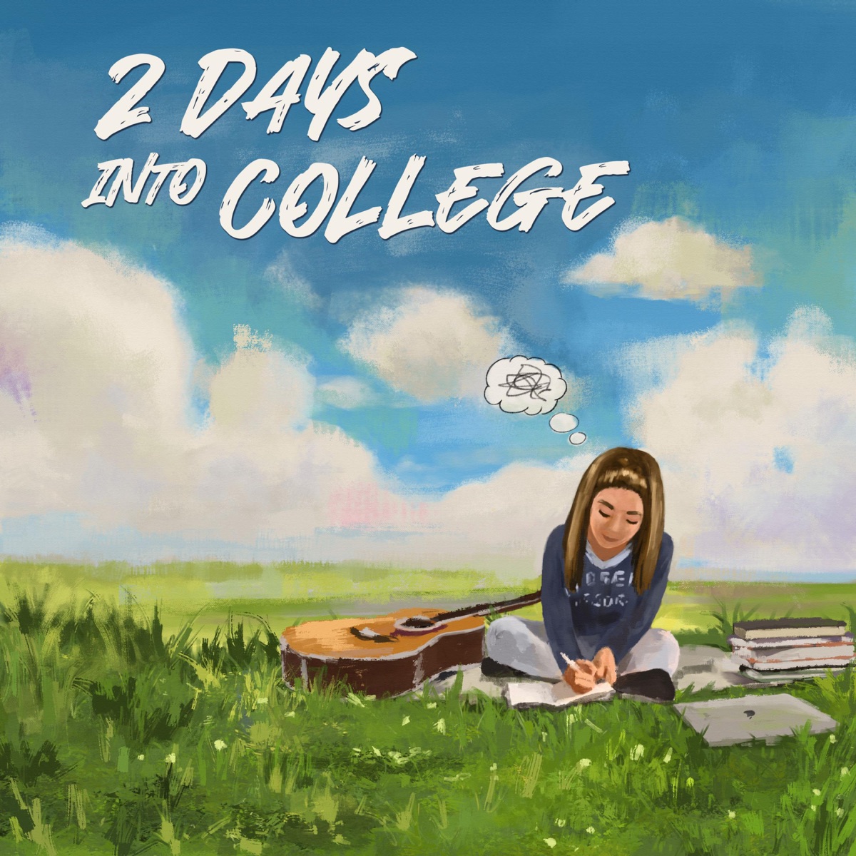 Aimee+Cartys+2+Day+Into+College+Spotify+watercolor+song+cover.++
