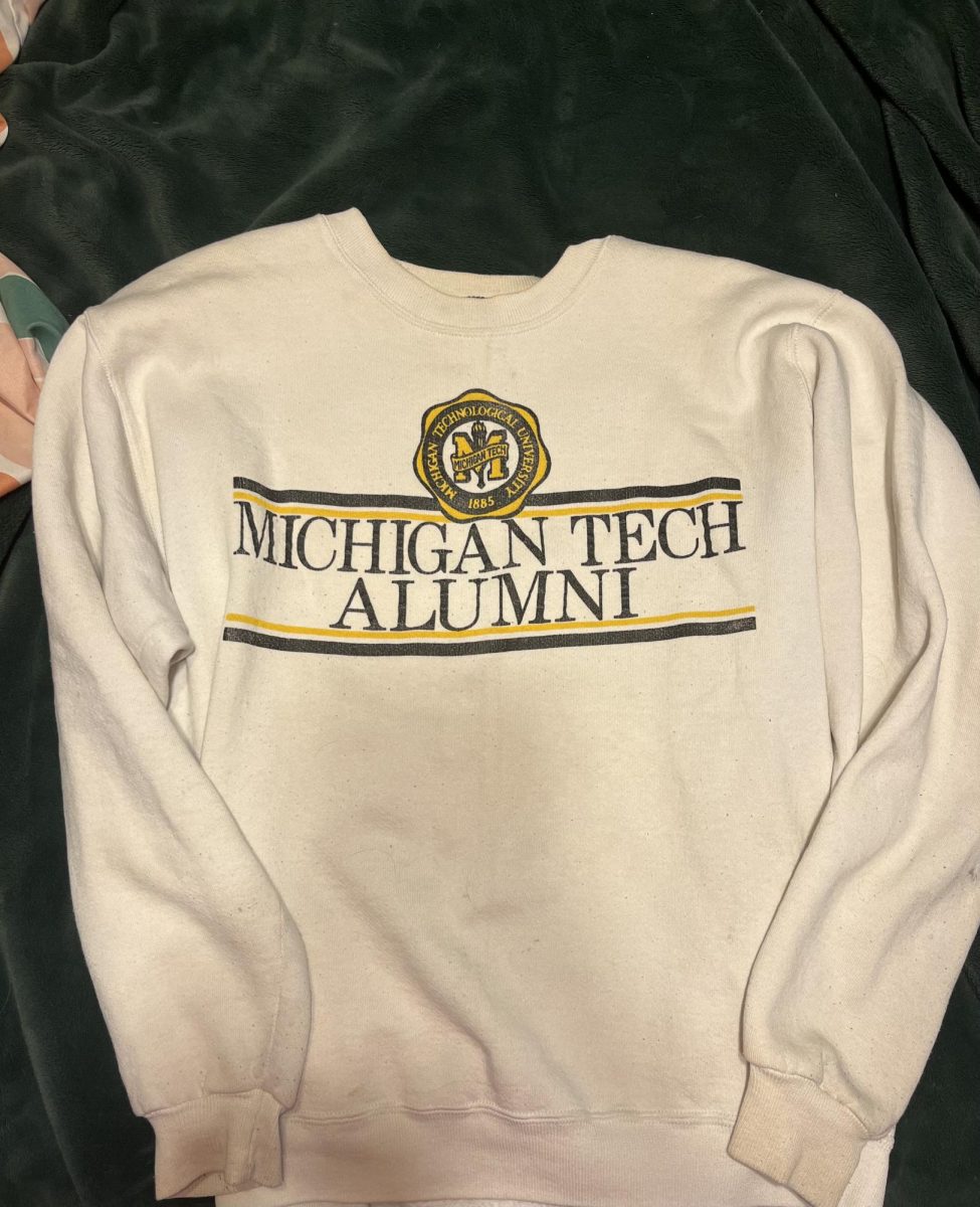 My favorite crewneck that I own is my dads old crewneck from Michigan Tech, the likes of which can be found on the websites mentioned.