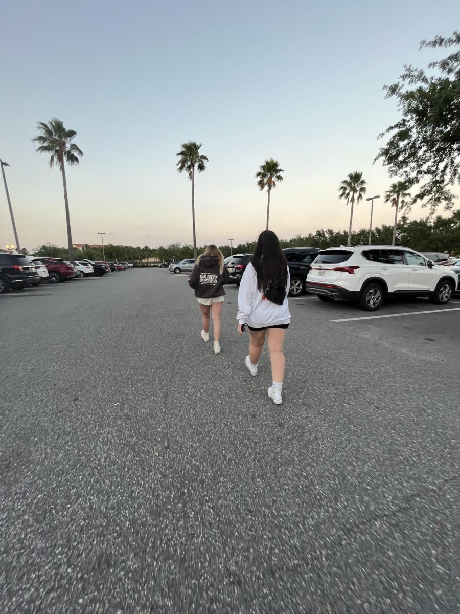 a+picture+of+my+friend+and+I+walking+together+during+sunset+