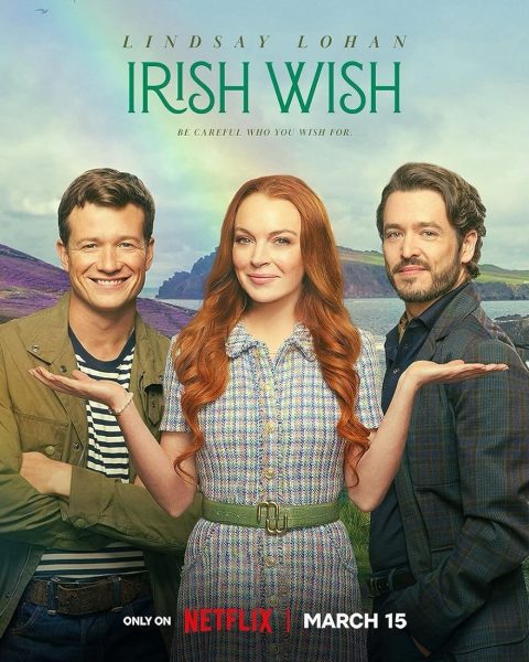 The cover photo and movie poster for Irish Wish on Netflix