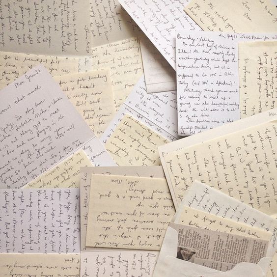 A pile of handwritten notes, heartwarming just from their thought.