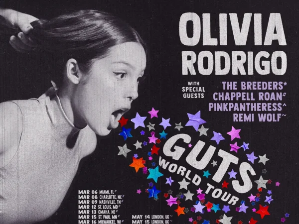 The poster for the Guts World Tour. 
