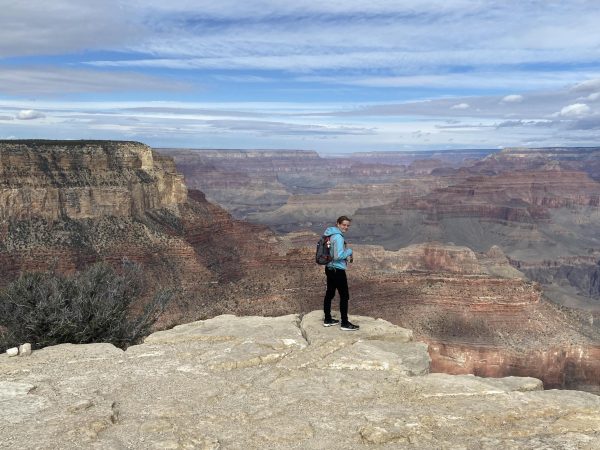 This photo was taken along the south rim of the Grand Canyon