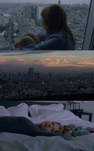 Some images of Charlotte from the 2003 film, Lost in Translation. 