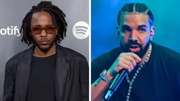 It seems as though the further Drake (pictured right) goes to try and prove himself superior, Kendrick (pictured left) remains the winner. 