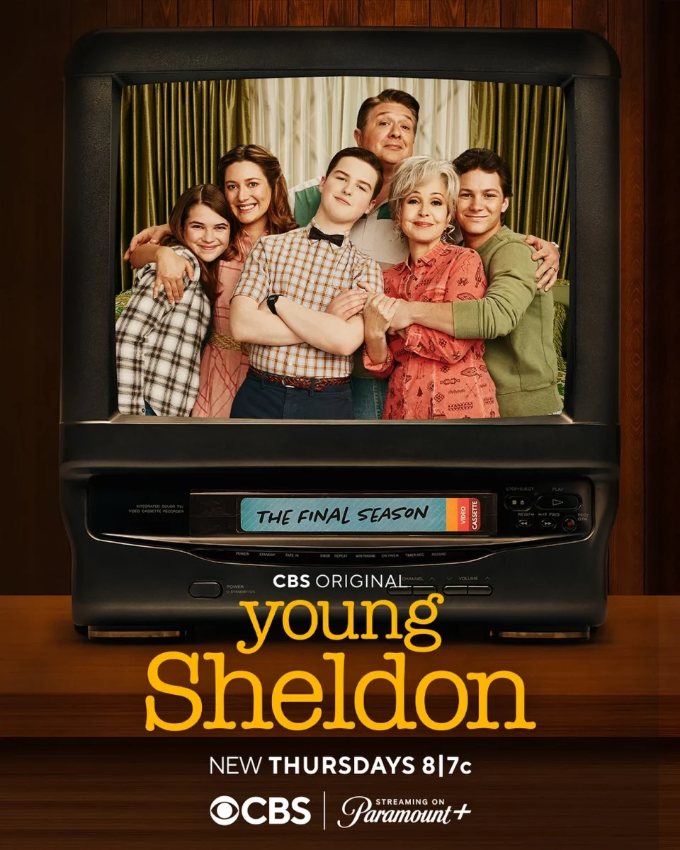 The Young Sheldon poster for the shows seventh and final season.