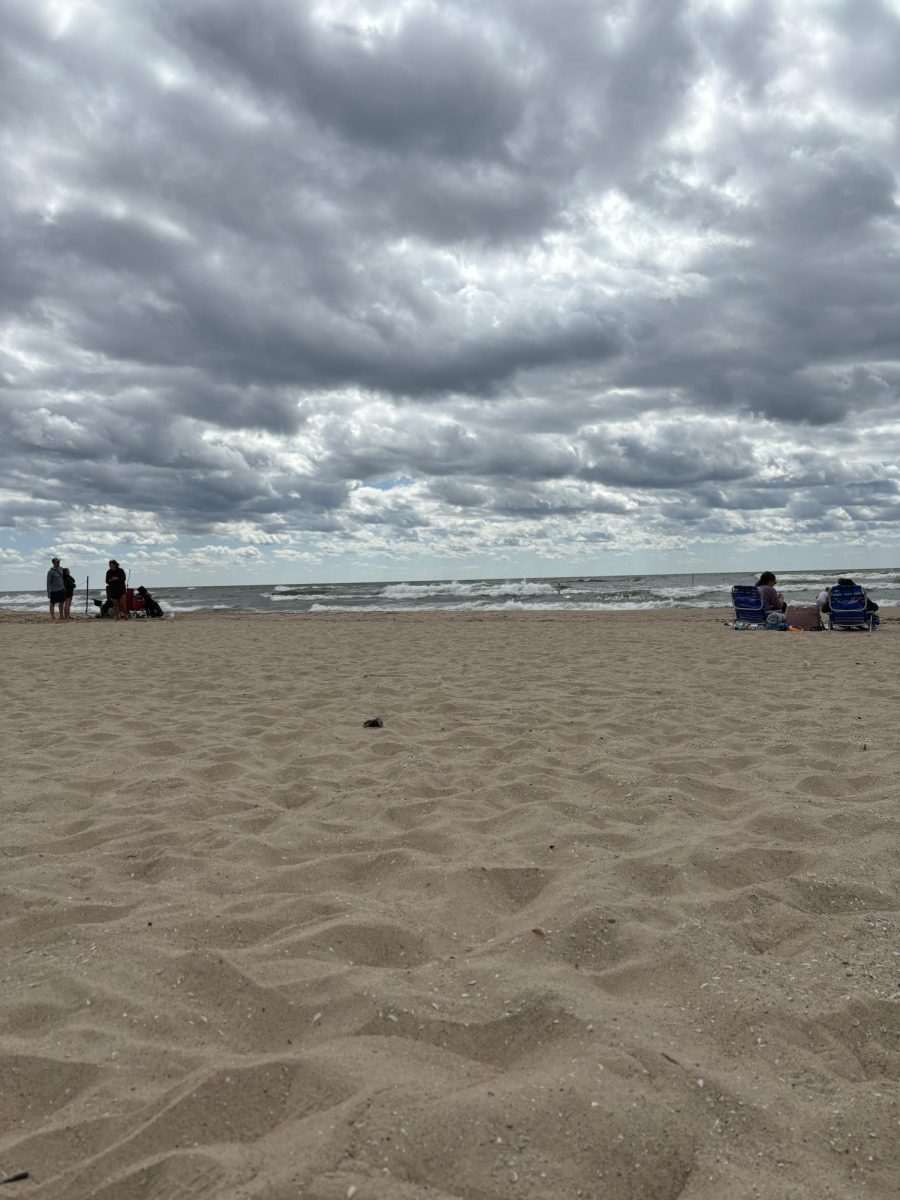 This blustery day at the beach reflected my remorse about August. 