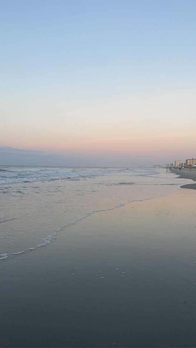 A view from my early morning sunrise in Myrtle Beach. 