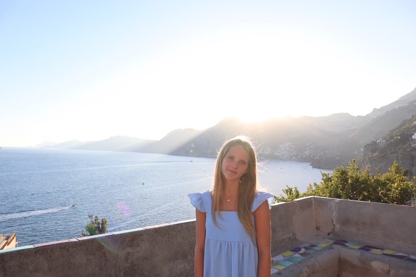 Lilah Yoder on vacation in Italy this past summer. 