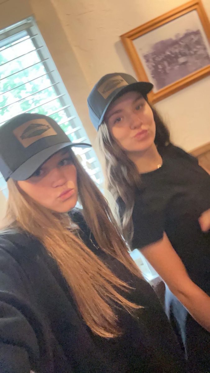 Rebekah and Bryn Pennington pictured working at Cascade Roadhouse.