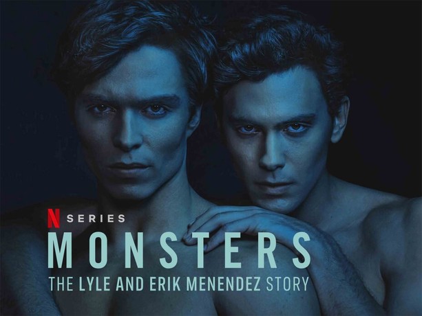 The poster for the new show featuring the brutal story of the Menendez brothers.