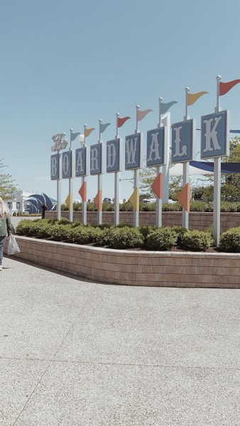 An aesthetic photo I took at Cedar Point when I went with my friends.