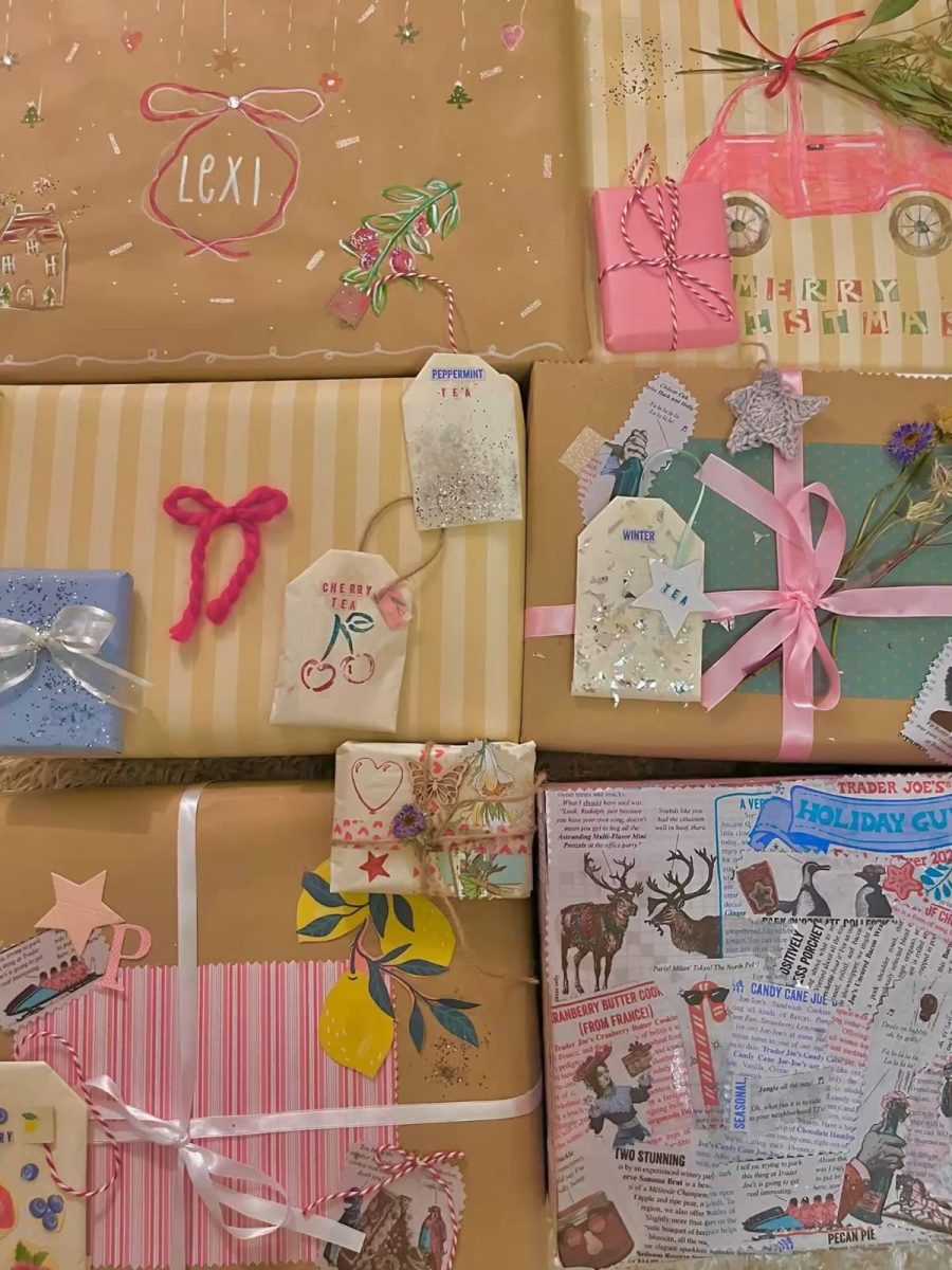 White Elephant, Secret Santa, and whole group mini gift swaps are great ways to find inexpensive ways to give gifts.