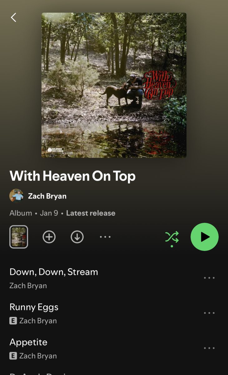 Zach Bryan's 25-track album has already proved to be very successful.