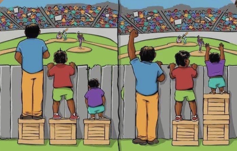 Everyone deserves the opportunity to arrive at the same destination even if its different steps taken.