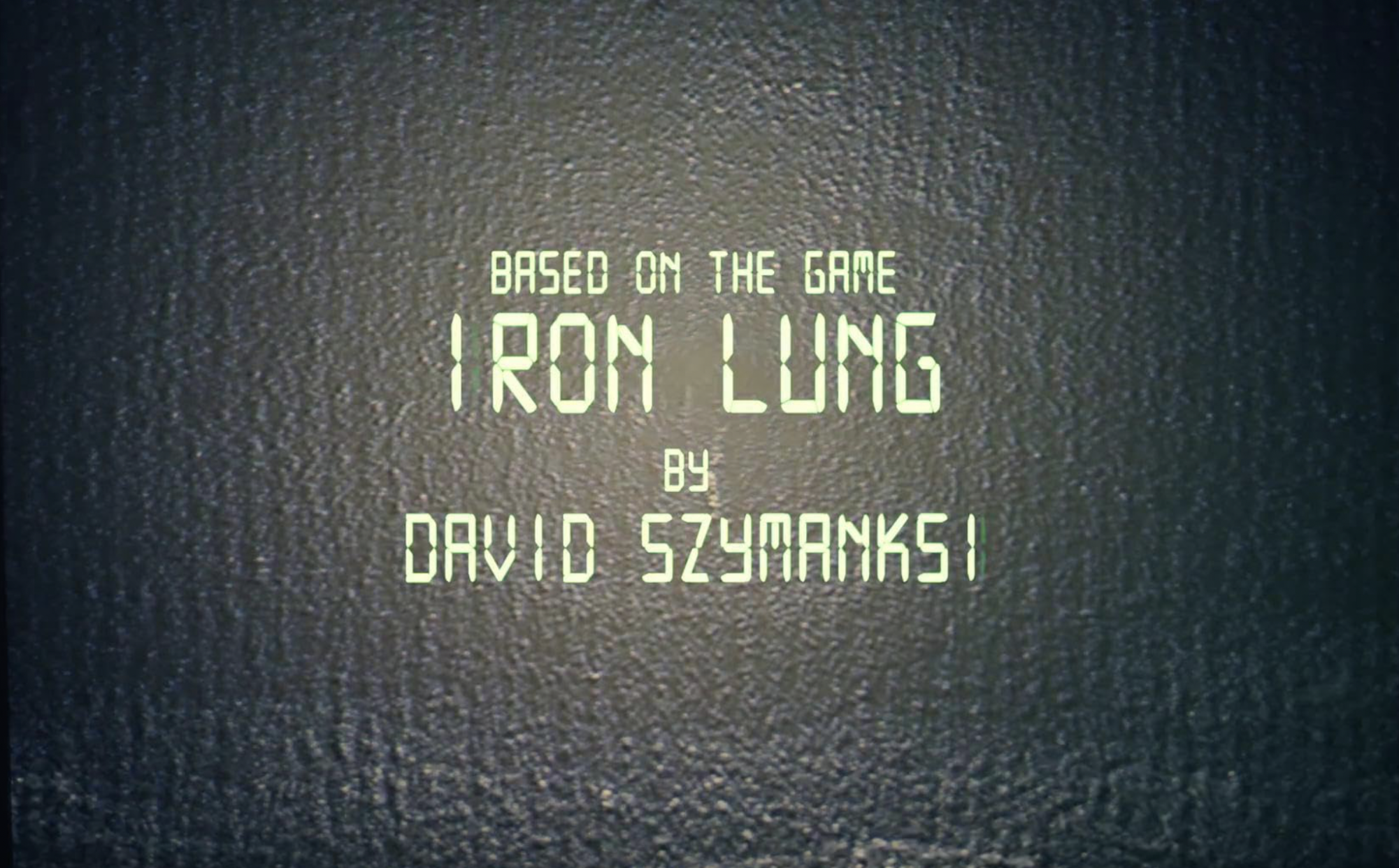 The video game "Iron Lung" is based off of is extremely intricate, with incredible amounts of thought put behind it.