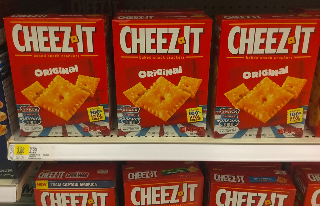 Cheez-Its are one of the most popular quick snacks in the grocery store.