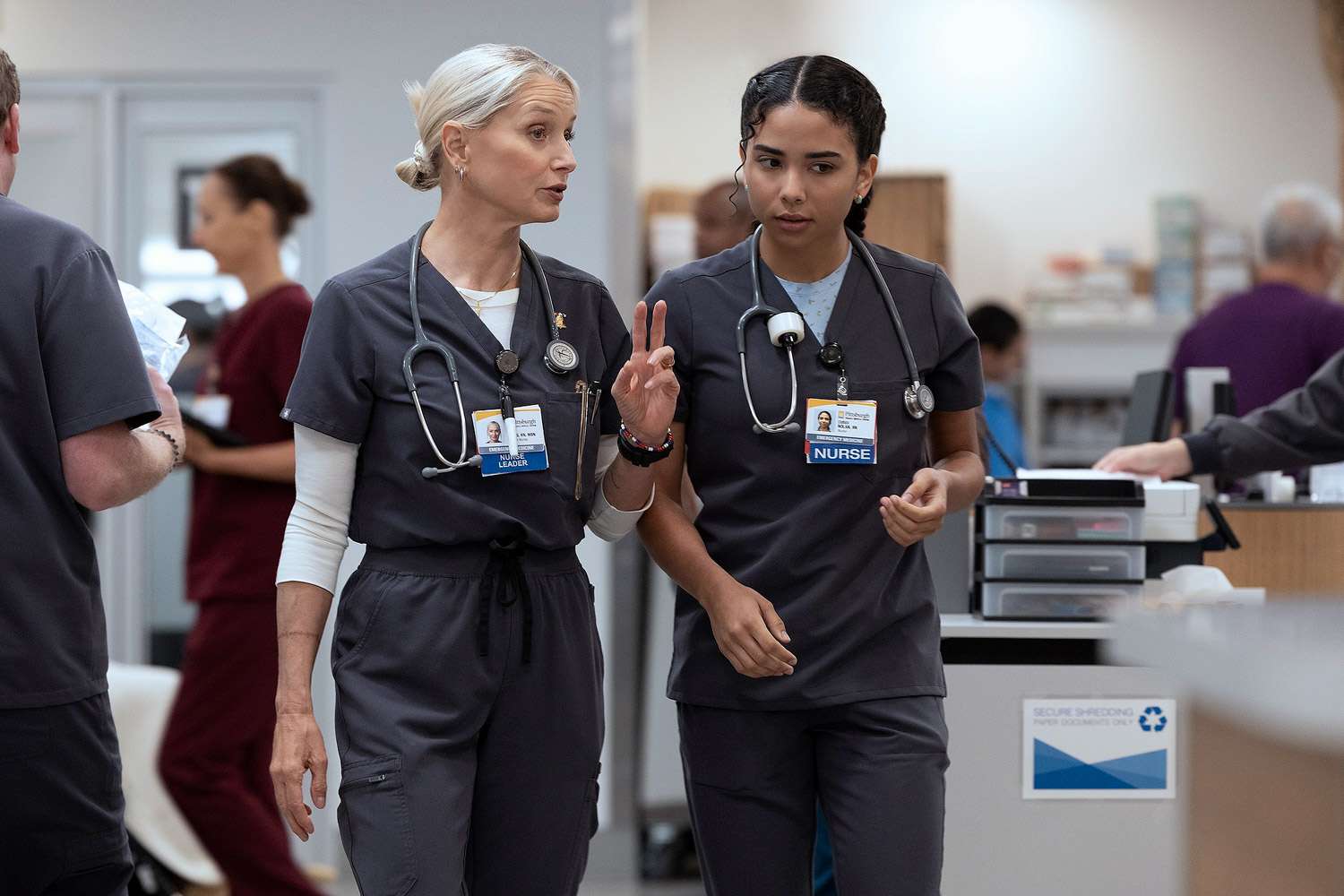 Katherine LaNasa and Laëtitia Hollard are a match made in acting Heaven in season two. 